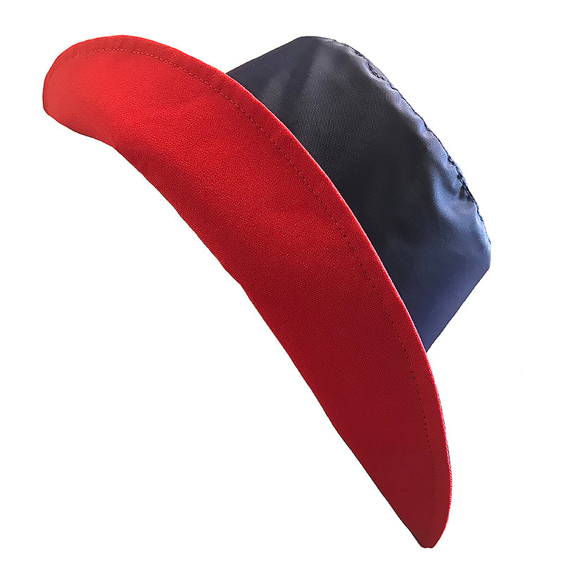 Wet Weather Bucket Hat  || Navy-Red