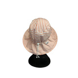 Summer Floppy Hat - Mandarin Stripe